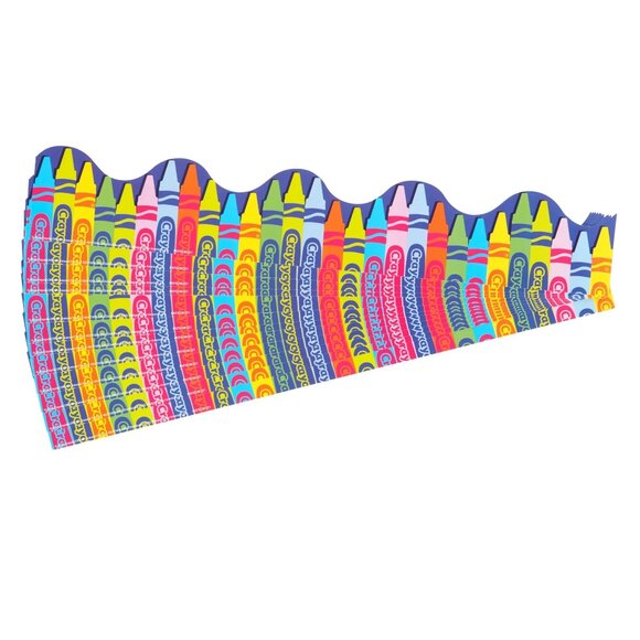 Authentic Crayola 36pc Decorative Trim Papers, NEW IN PACKAGE - Picture 6 of 7